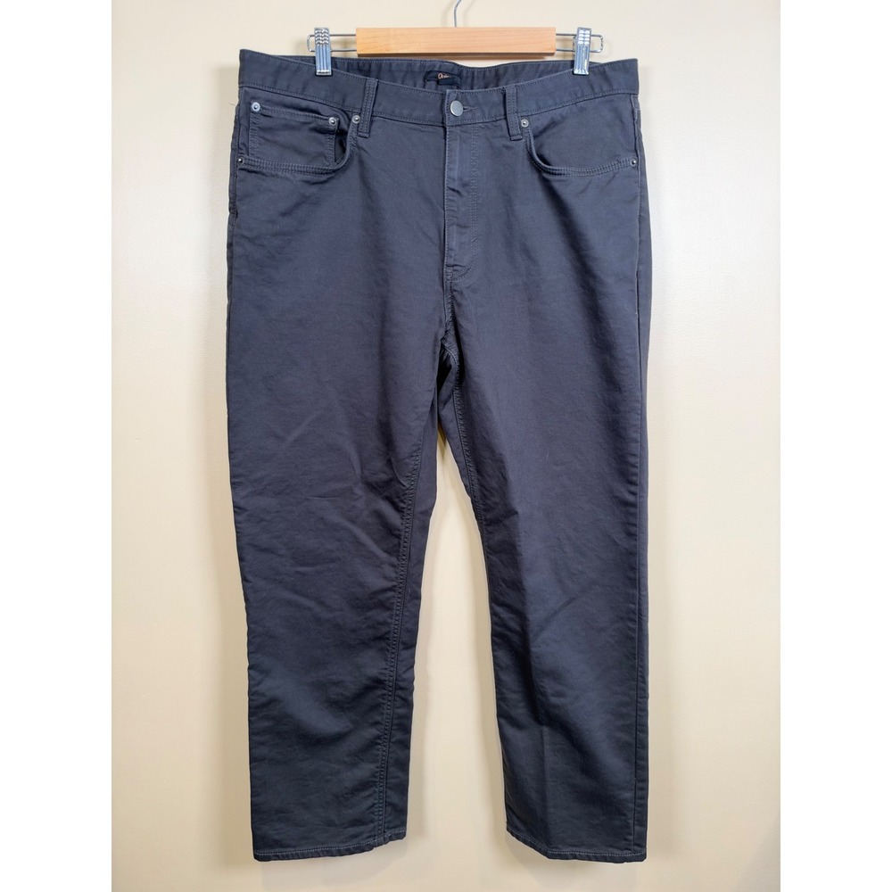 Quince Comfort Stretch Traveler Pants Mens 36x29 Dark Charcoal 5-Pocket Casual